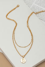 Load image into Gallery viewer, zodiac sign pendant necklace with rhinestones
