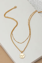Load image into Gallery viewer, zodiac sign pendant necklace with rhinestones
