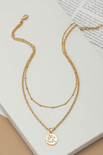 Load image into Gallery viewer, zodiac sign pendant necklace with rhinestones
