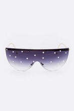 Load image into Gallery viewer, Crystal Pave Iconic Oversize Sunglassses
