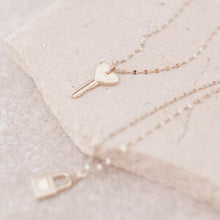 Load image into Gallery viewer, Amour Key to my Heart Necklace
