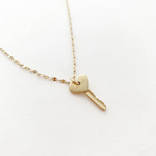 Load image into Gallery viewer, Amour Key to my Heart Necklace
