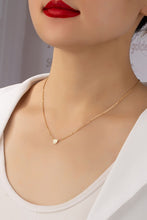 Load image into Gallery viewer, mini smiley face on a delicate chain necklace

