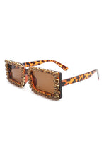 Load image into Gallery viewer, Rectangle Diamond Rhinestone Square Sunglasses
