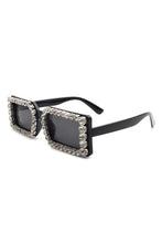 Load image into Gallery viewer, Rectangle Diamond Rhinestone Square Sunglasses
