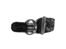 Cargar imagen en el visor de la galería, KRYPTON Clear Block Heeled Marble Print Slides
