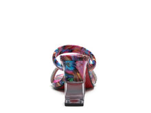 Cargar imagen en el visor de la galería, KRYPTON Clear Block Heeled Marble Print Slides
