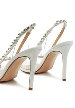 Cargar imagen en el visor de la galería, Camarine Clear Stiletto Sling-back
