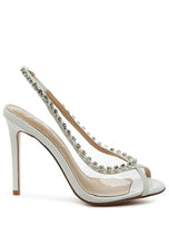 Cargar imagen en el visor de la galería, Camarine Clear Stiletto Sling-back

