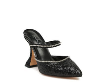 Cargar imagen en el visor de la galería, IRIS Glitter Spool Heel Sandal
