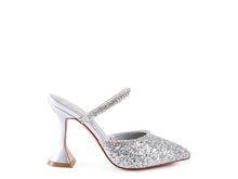 Cargar imagen en el visor de la galería, IRIS Glitter Spool Heel Sandal
