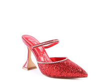 Cargar imagen en el visor de la galería, IRIS Glitter Spool Heel Sandal
