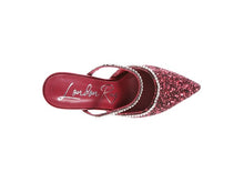 Cargar imagen en el visor de la galería, IRIS Glitter Spool Heel Sandal
