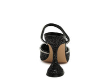 Cargar imagen en el visor de la galería, IRIS Glitter Spool Heel Sandal
