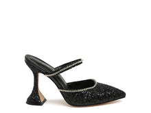 Cargar imagen en el visor de la galería, IRIS Glitter Spool Heel Sandal
