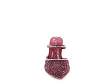 Cargar imagen en el visor de la galería, IRIS Glitter Spool Heel Sandal
