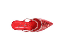Cargar imagen en el visor de la galería, IRIS Glitter Spool Heel Sandal
