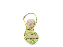 Cargar imagen en el visor de la galería, CHERRY TART Snake Print Spool Heel Sandals
