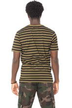 Load image into Gallery viewer, STRIPE OLIVE T-SHIRT
