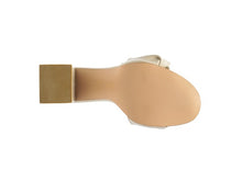Cargar imagen en el visor de la galería, Noie Mid Block Heel Pleated Strap Sandals
