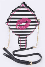 Load image into Gallery viewer, Glitter Kiss Mirror Iconic Swing Bag
