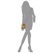 Cargar imagen en el visor de la galería, Graffiti Cell Phone case Crossbody Wallet Wristlet

