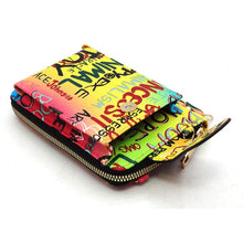 Cargar imagen en el visor de la galería, Graffiti Cell Phone case Crossbody Wallet Wristlet
