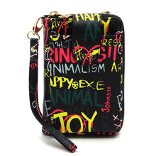 Cargar imagen en el visor de la galería, Graffiti Cell Phone case Crossbody Wallet Wristlet
