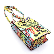 Load image into Gallery viewer, Multi Graffiti Crossbody Bag Cell Phone Purse
