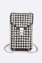Cargar imagen en el visor de la galería, Crystal Studs Cellphone Convertible Bag
