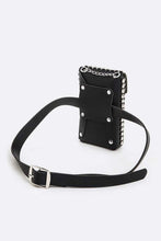 Cargar imagen en el visor de la galería, Crystal Studs Cellphone Convertible Bag
