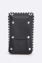 Cargar imagen en el visor de la galería, Crystal Studs Cellphone Convertible Bag
