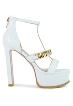 Cargar imagen en el visor de la galería, BONITA METAL CHAIN ZIP UP SANDAL
