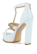 Cargar imagen en el visor de la galería, BONITA METAL CHAIN ZIP UP SANDAL
