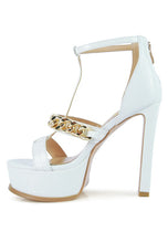 Cargar imagen en el visor de la galería, BONITA METAL CHAIN ZIP UP SANDAL
