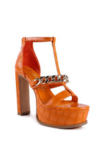 Cargar imagen en el visor de la galería, BONITA METAL CHAIN ZIP UP SANDAL
