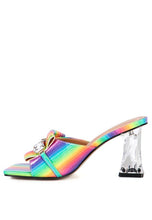 Cargar imagen en el visor de la galería, FANTASY CLEAR HEEL JEWEL SANDAL
