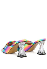 Load image into Gallery viewer, FANTASY CLEAR HEEL JEWEL SANDAL
