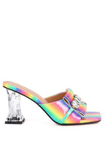 Cargar imagen en el visor de la galería, FANTASY CLEAR HEEL JEWEL SANDAL

