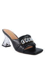 Cargar imagen en el visor de la galería, FANTASY CLEAR HEEL JEWEL SANDAL
