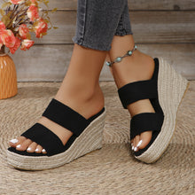 Cargar imagen en el visor de la galería, Open Toe Platform Wedge Sandals
