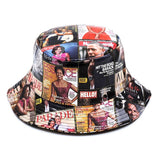 Magazine Cover Collage Hat