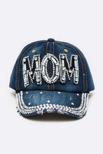 Cargar imagen en el visor de la galería, MOM Crystal Denim Cap
