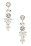 CZ Mix Crystal Iconic Chandelier Earrings
