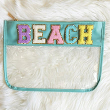 Cargar imagen en el visor de la galería, Varsity Letter Clear Pouch Travel Organizer
