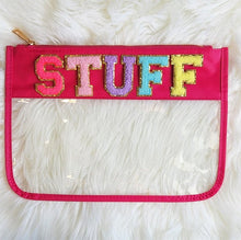 Cargar imagen en el visor de la galería, Varsity Letter Clear Pouch Travel Organizer
