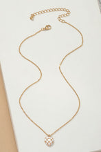 Load image into Gallery viewer, Checker Heart Pendant Necklace
