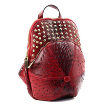 Load image into Gallery viewer, Red Baseball Hat Shaped Backpack
