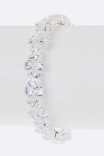 Cargar imagen en el visor de la galería, CZ Bridal Open Bracelet

