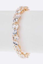 Cargar imagen en el visor de la galería, Cubic Zirconia Bridal Spring Cuff
